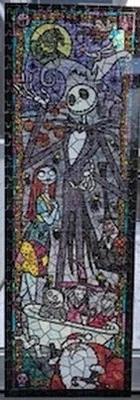 Disney Night Before Christmas Stained Glass
