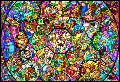 Disney All Star Stained Glass