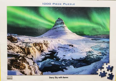 Starry Sky with Aurora