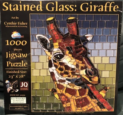 Stained Glass: Giraffe