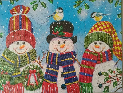 Snowy Afternoon Friends