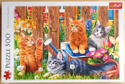 Kittens in the Garden