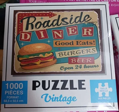 Puzzle Vintage - Roadside diner