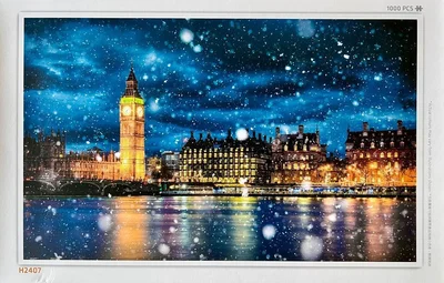 The Thames on a Snowy Night