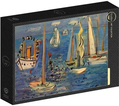 Raoul Dufy - Decorated Boats, 1946