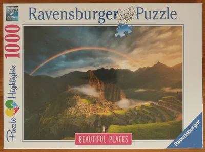 Rainbow over Machu Picchu, Peru