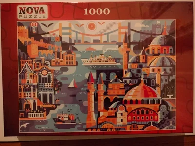 Panoramik Istanbul manzarasi