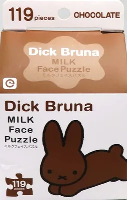 Dick Bruna Milk Face Puzzle: Usagi Choco