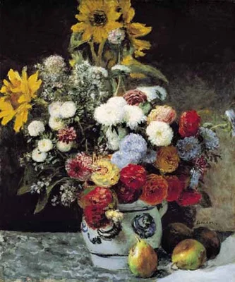 Fleurs dans un Vase