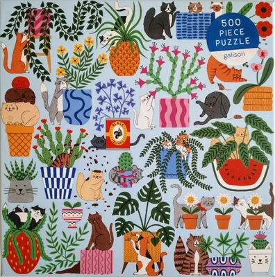 Cats in the Houseplants