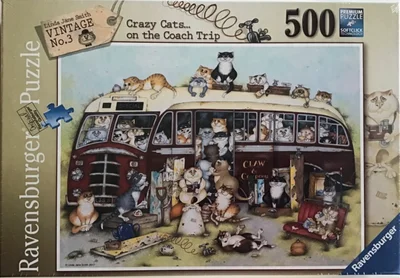 Crazy Cats … On the Coach Trip - Vintage no.3