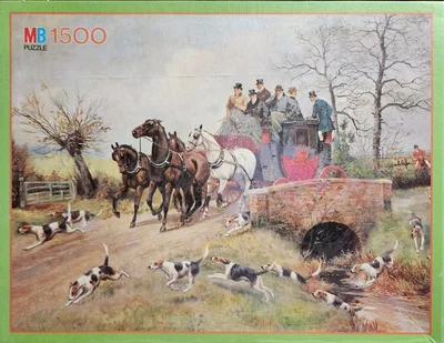 A Coach with Four Crossing a Bridge