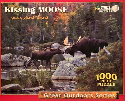 Kissing Moose