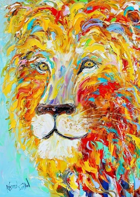 Colorful Lion