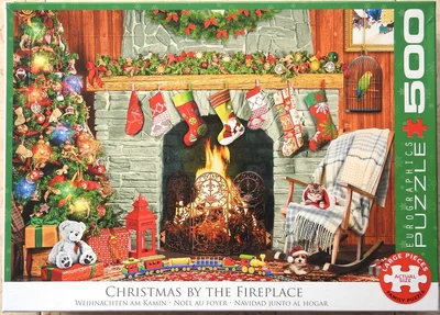 Christmas by the Fireplace