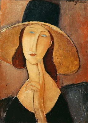 Portrait of Jeanne Hébuterne in a Large Hat