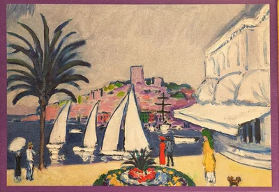 Gezicht Op Het Casino in Cannes, Ca. 1930
