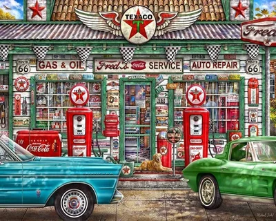 Fred's Texaco Gas Station
