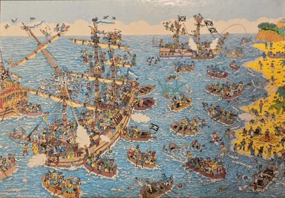 Where's Waldo? Being a Pirate