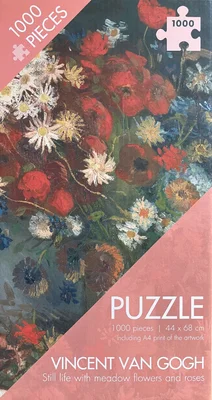 Still Life with Meadow Flowers and Roses