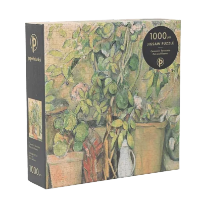 Pots en Terre Cuite et Fleurs de Cézanne