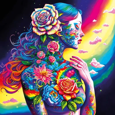 Flower goddess