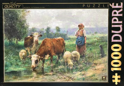 The Shepherdess with Her Flock