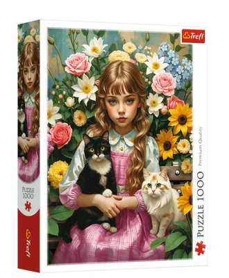 La fille aux chats