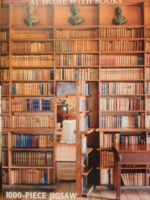 At home with books