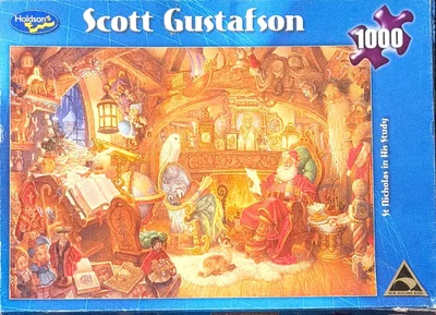 St Nicholas in His Study