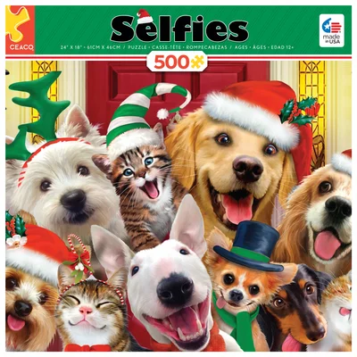 Holiday Dog Selfies