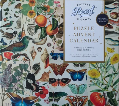 Puzzle Advent Calendar Vintage Nature Collection