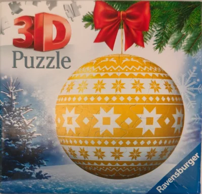 Puzzle-Ball Winter Yellow