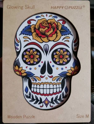 Glowing skull (Medium size)