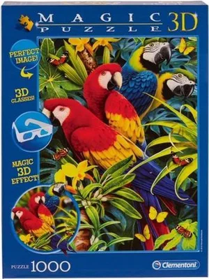 Les perroquets - Effet 3D