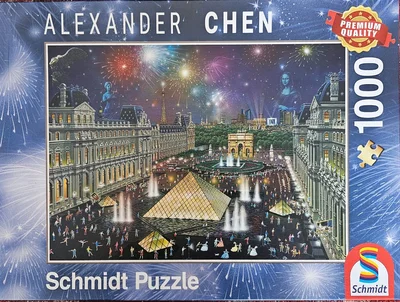 Fireworks at the Louvre